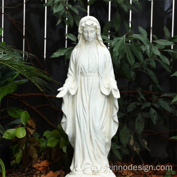 مجسمه ویرجین ماری در فضای باز 30 &#39;&#39; مجسمه باغ مذهبی